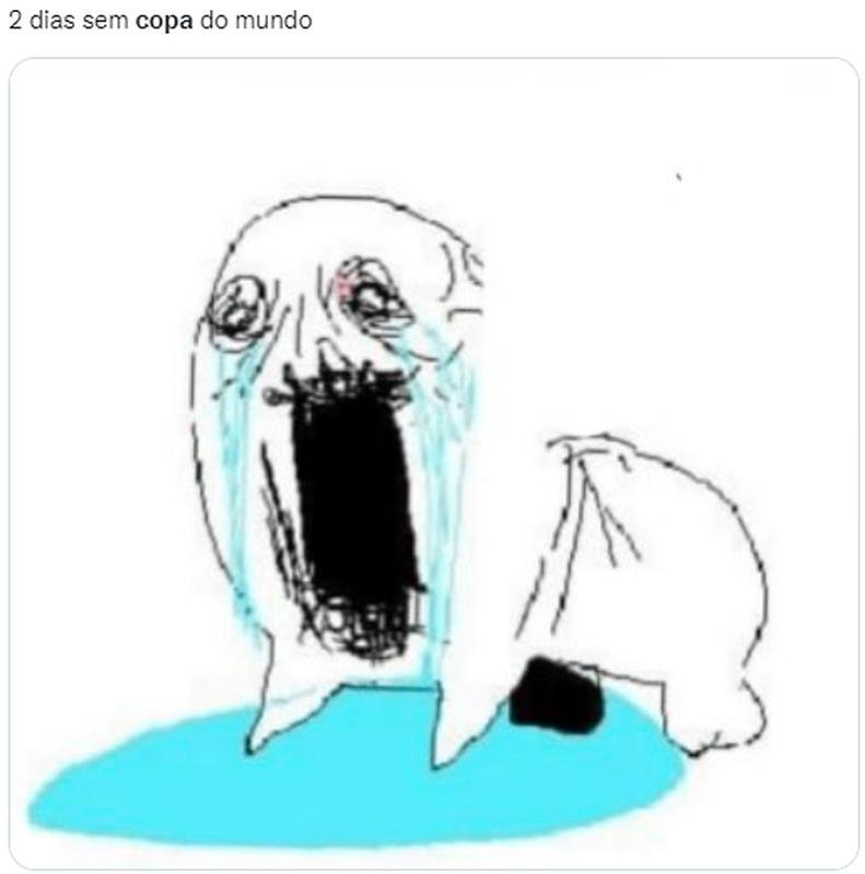 Internet cria memes para brincar com a ausncia de jogos da Copa do Mundo nesta quarta-feira (7/12)