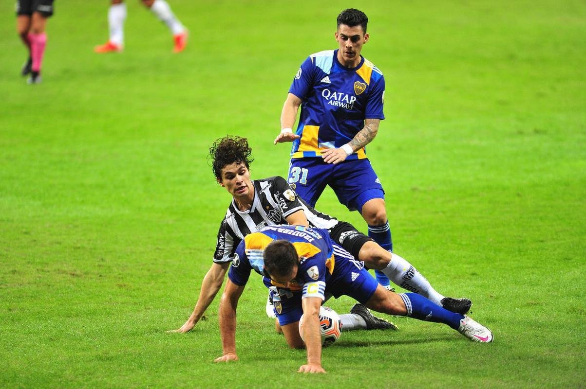Fotos do jogo entre Atltico e Boca Juniors, no Mineiro, em Belo Horizonte, pela volta das oitavas de final da Copa Libertadores 2021