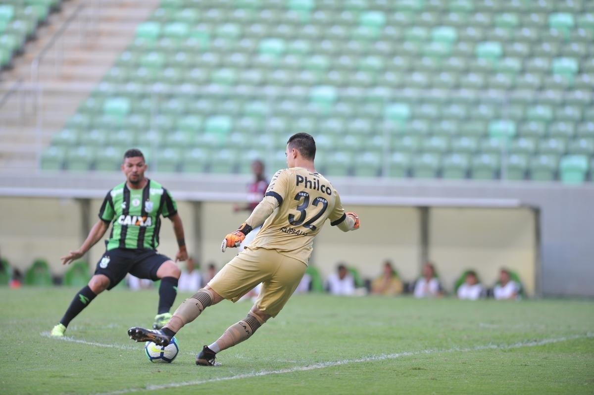 Amrica e Atltico-PR se enfrentaram em partida vlida pela 9 rodada do Campeonato Brasileiro
