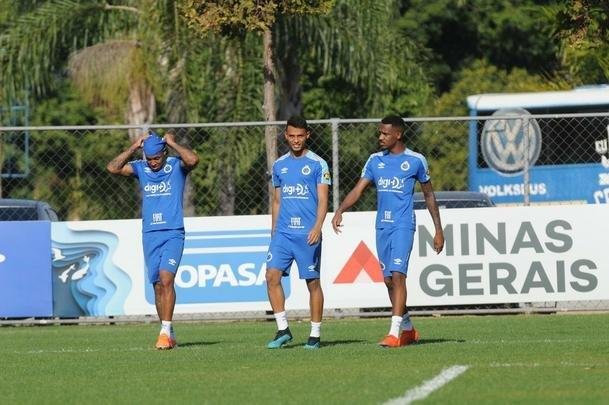 Fotos do treino do Cruzeiro desta quarta-feira, 2 de outubro, na Toca da Raposa II