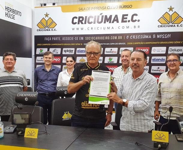 Criciúma prevê R$ 12,2 milhões em receitas, sendo R$ 10,1 milhões destinados ao futebol