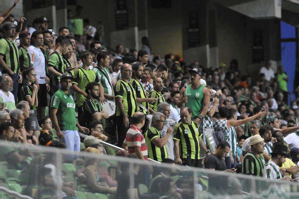 Amrica e Patrocinense se enfrentaram, no Independncia, pela primeira rodada do Campeonato Mineiro
