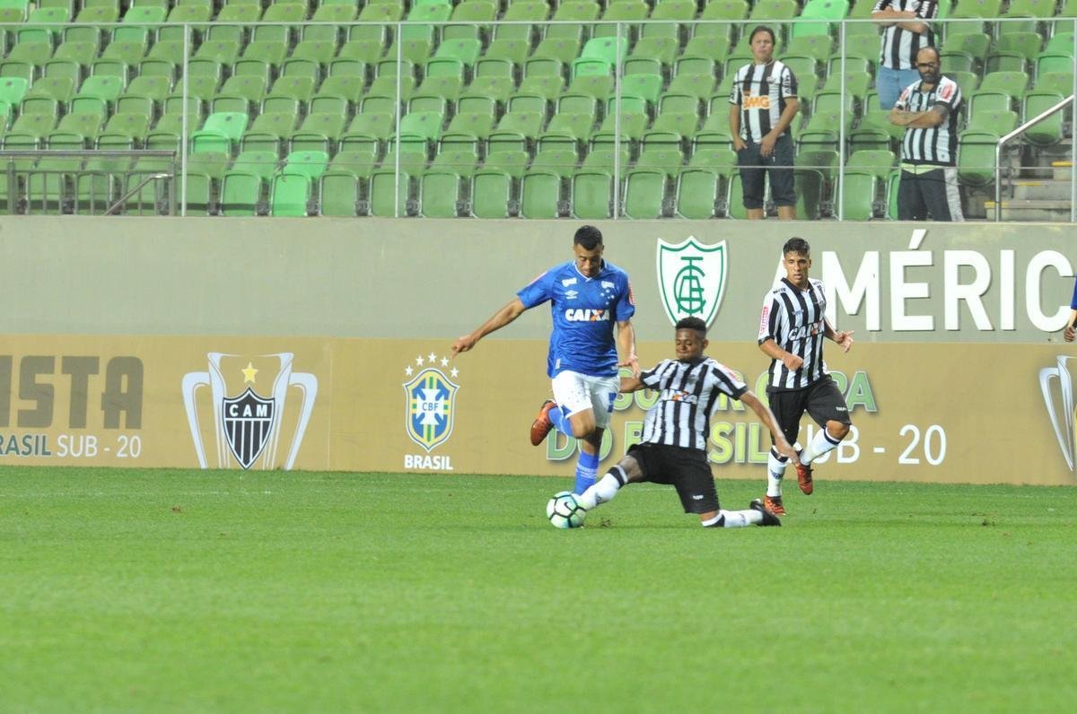 Imagens do clssico entre Atltico e Cruzeiro pela Supercopa Sub-20