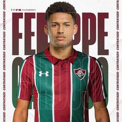 O Fluminense anunciou a contratação do atacante Felippe Cardoso, que estava no Ceará
