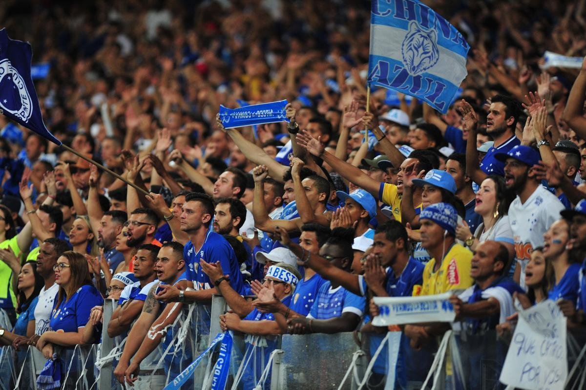 Torcida do Cruzeiro lotou o Mineiro na partida contra o Boca Juniors pela Libertadores