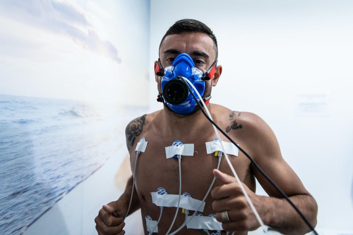 Anunciados como reforos para temporada 2021, Marcinho, Alan Ruschel, Felipe Augusto e Matheus Barbosa realizaram exames na Toca da Raposa II