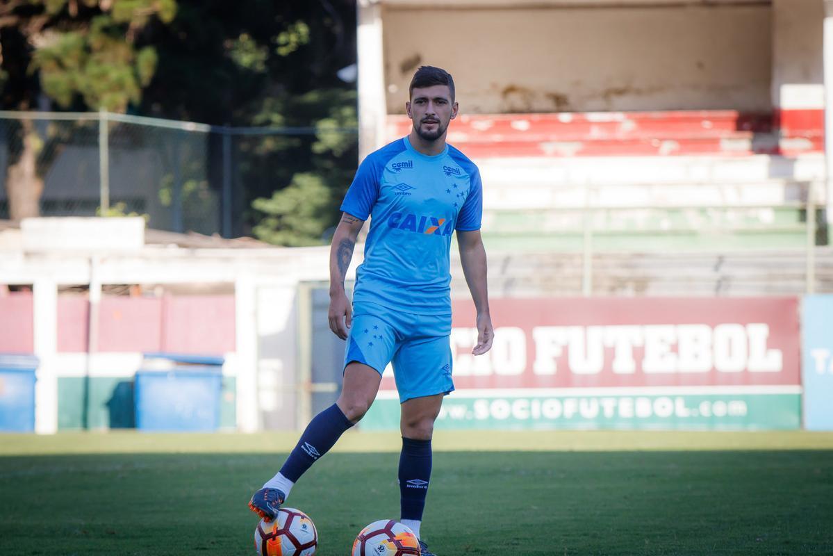 Cruzeiro treinou nesta tera-feira no Estdio das Laranjeiras e fechou preparao para jogo contra o Vasco, pela quinta rodada do Grupo 5 da Copa Libertadores. Partida ser s 21h45 desta quarta, em So Janurio, no Rio de Janeiro (Vinnicius Silva/Cruzeiro E.C)