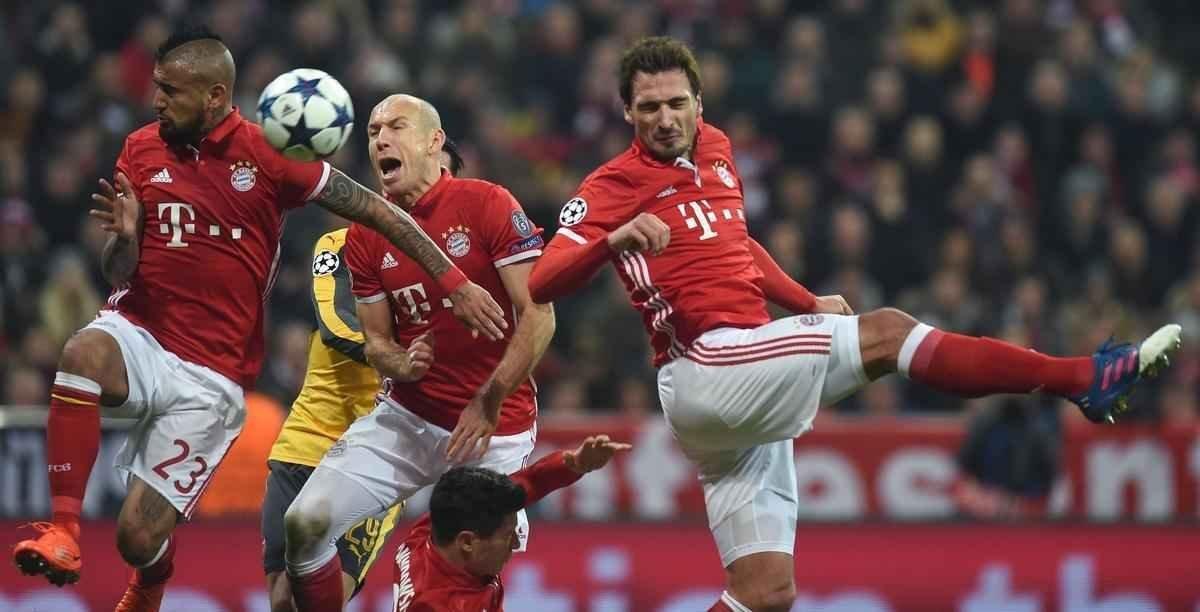 Thiago Alcntara (2), Robben, Lewandowski e Muller marcaram os gols alemes; Snchez descontou para o Arsenal