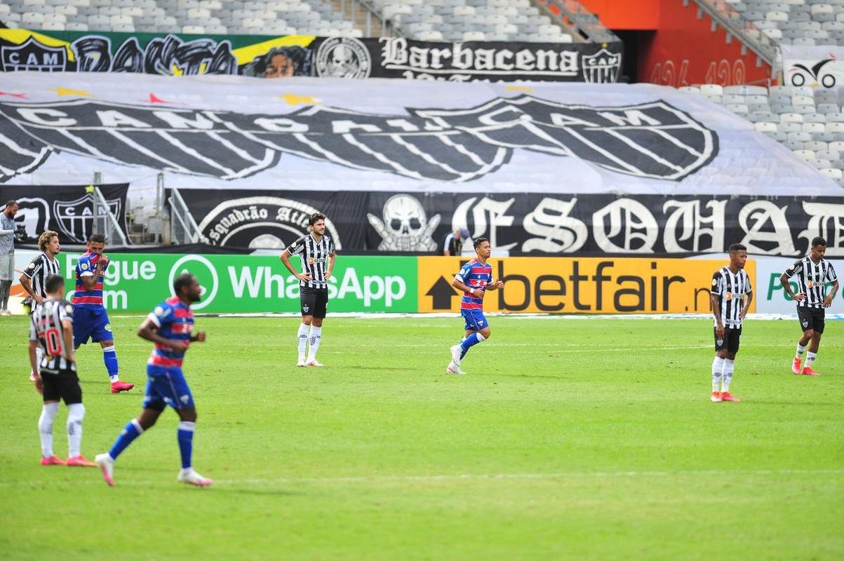 Fotos do jogo entre Atltico e Fortaleza, no Mineiro, pela primeira rodada do Campeonato Brasileiro de 2021