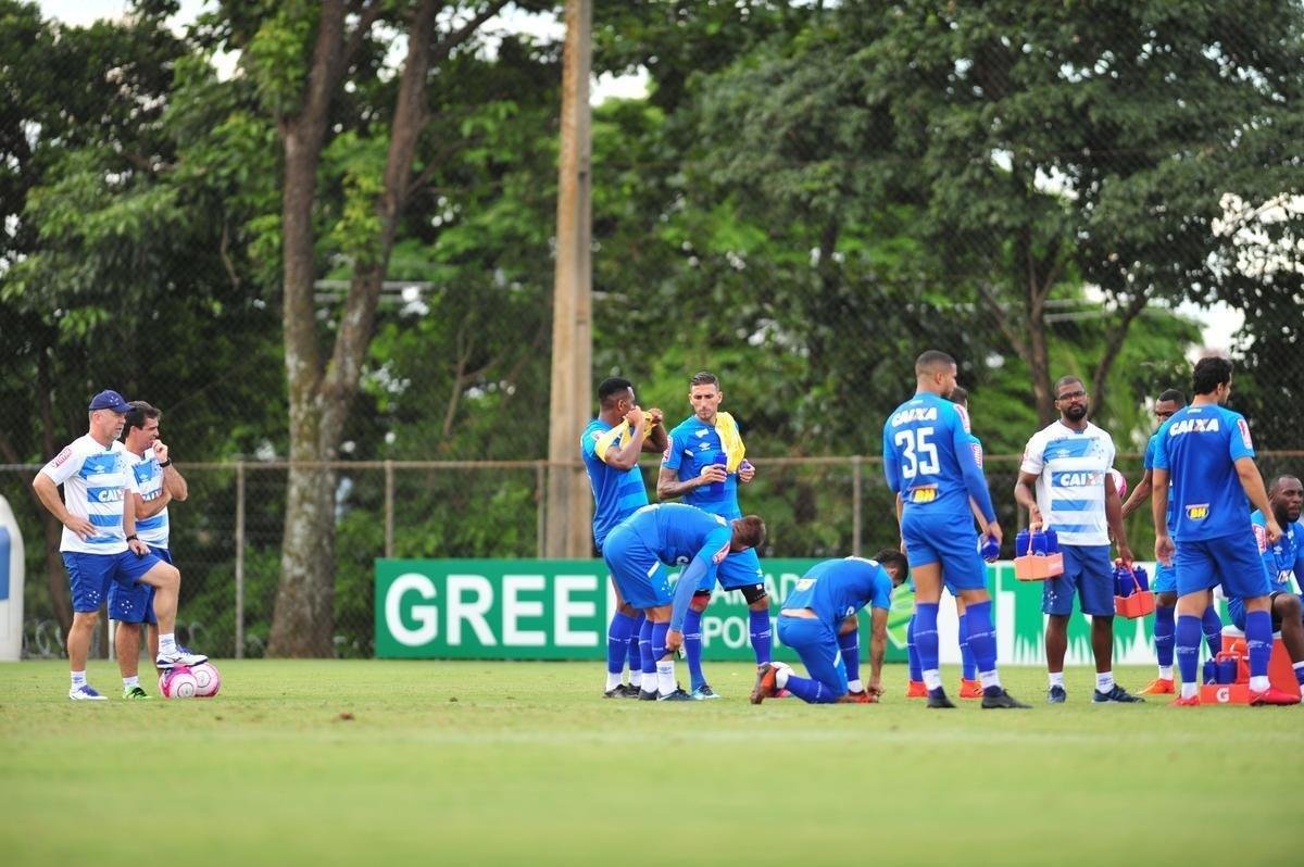 Cruzeiro encerrou nesta tera-feira (16/1) sua preparao para o jogo contra o Tupi