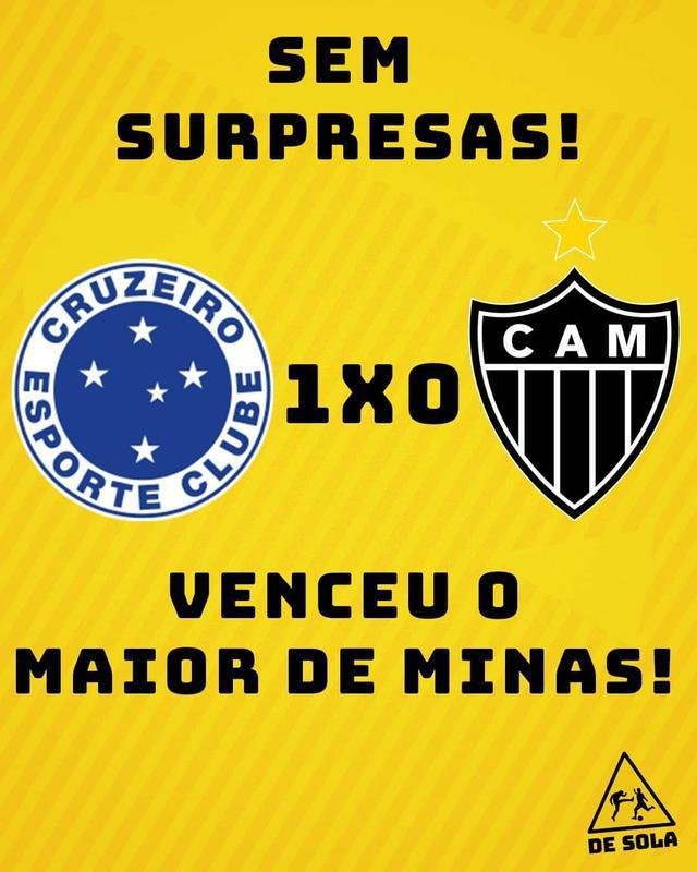 Cruzeiro leva a melhor no clssico do centenrio; memes invadem redes sociais