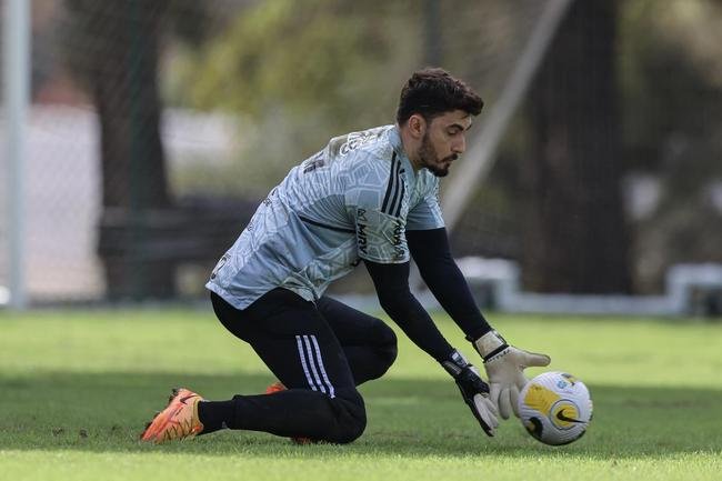 Fotos do �ltimo treino do Atl�tico antes do jogo contra o Botafogo