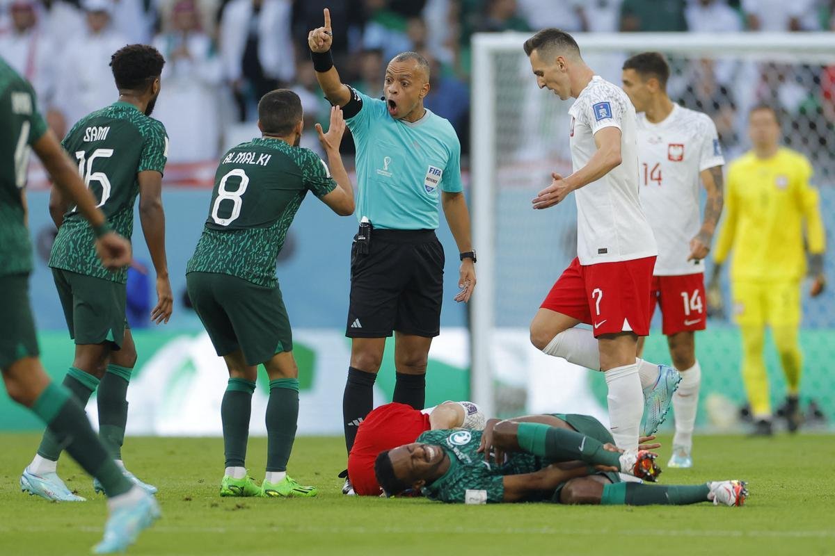 Polnia x Arbia Saudita: fotos do jogo pelo Grupo C da Copa do Mundo
