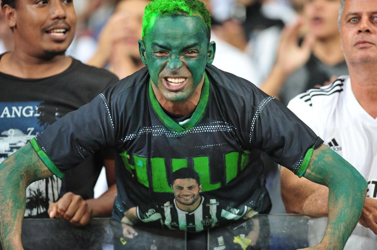 Torcida do Atltico no jogo contra o Emelec, no Mineiro, em Belo Horizonte, pelas oitavas de final da Copa Libertadores de 2022