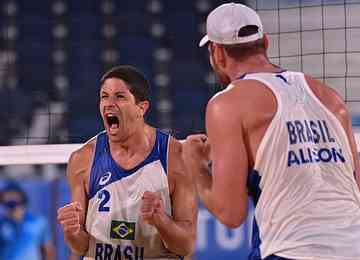 Eles são os únicos representantes do Brasil no vôlei de praia da Olimpíada