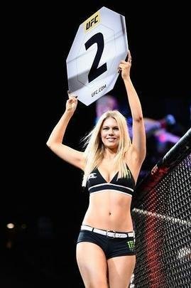 Octagon girl Chrissy Blair