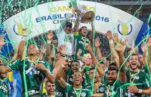 4 Palmeiras - 10,5 pontos l Ttulos na dcada: 2 Campeonatos Brasileiros (2016 e 2018), 2 Copas do Brasil (2012 e 2015) e 1 Campeonato Paulista (2020)