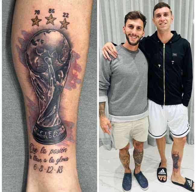 Emiliano Martinez tatua taa da Copa no local onde fez defesa decisiva