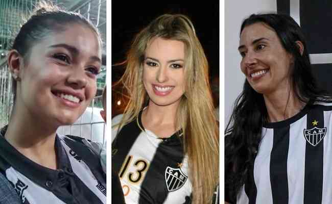 Sophie Charlotte, Fernanda Keulla e Sheilla Castro são algumas das torcedoras famosas do Atlético