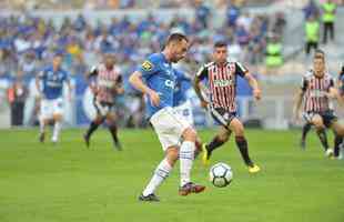 Fotos do jogo entre Cruzeiro e So Paulo