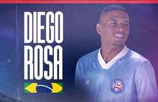 Bahia anunciou o meio-campista Diego Rosa