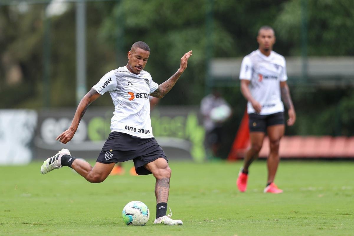 Fotos do último treino do Atlético antes do jogo contra o Bahia