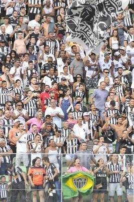 Fotos da torcida do Atltico na partida contra o Boa Esporte