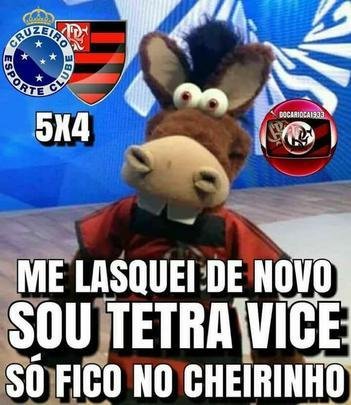 Cruzeirenses pegam no pé de flamenguistas e atleticanos após penta da Copa do Brasil