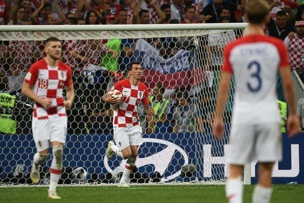 Imagens da final entre  Frana e Crocia 