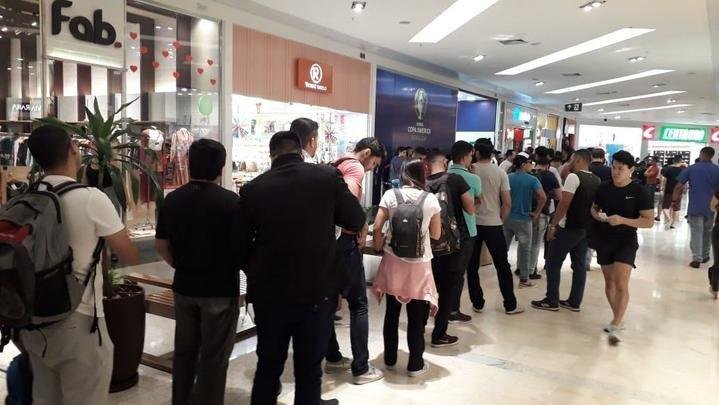 Movimentação na troca de ingressos para Copa América em Belo Horizonte