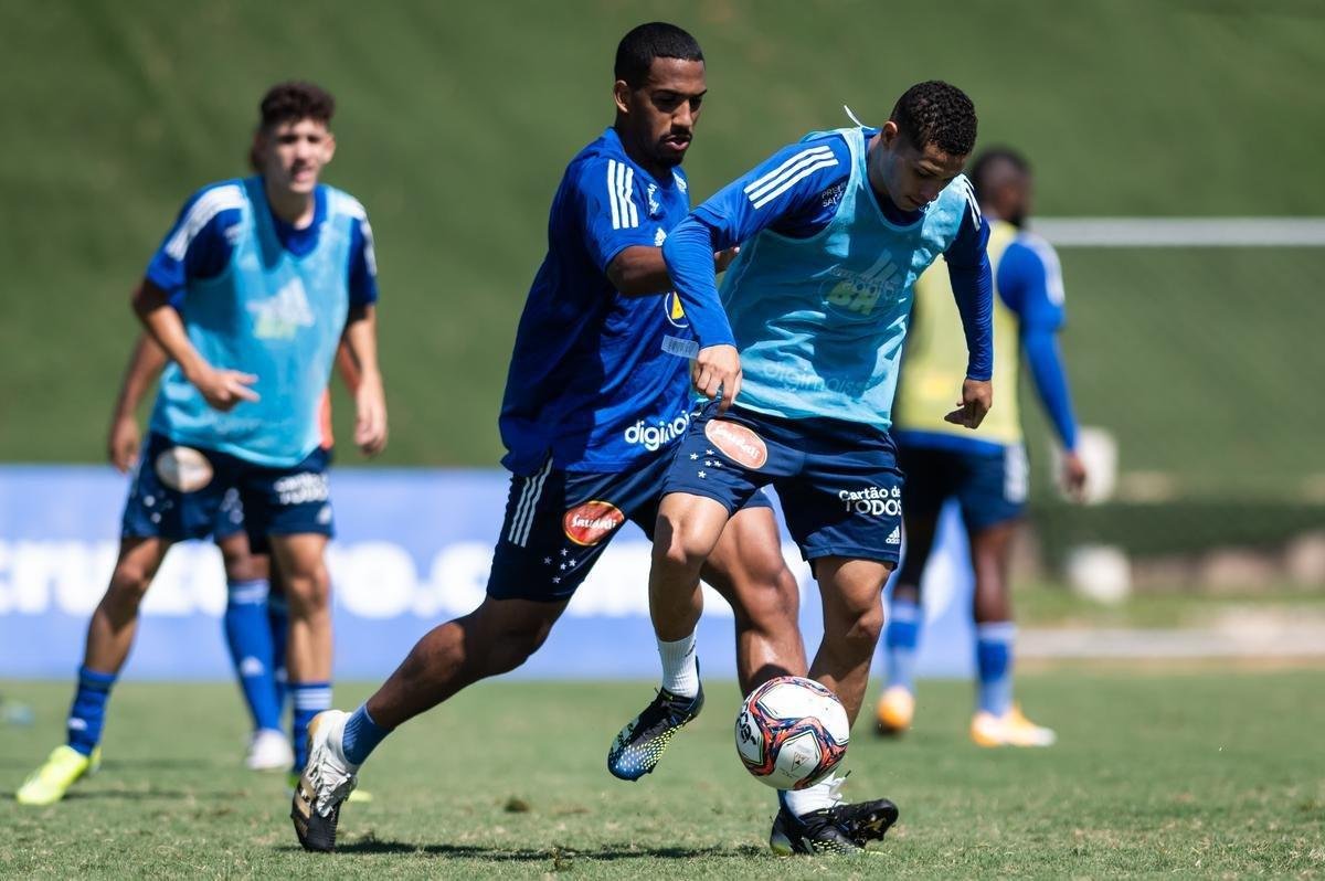 Fotos do treino do Cruzeiro desta terça-feira, na Toca da Raposa II