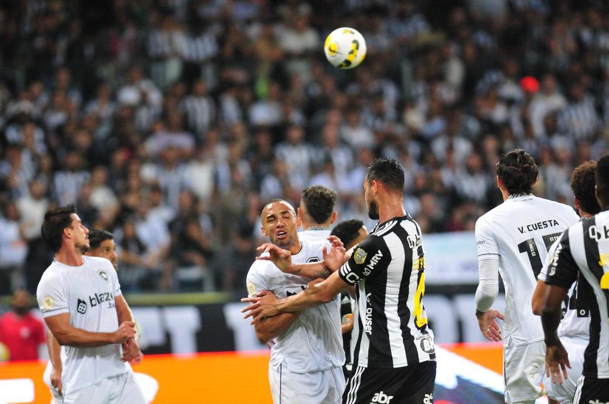 Atltico recebeu o Botafogo no Mineiro, em Belo Horizonte, pela 36 rodada do Campeonato Brasileiro de 2022.