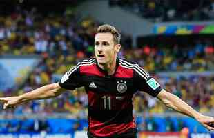 Alemanha: Klose - 71 gols em 137 jogos
