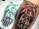 Torcedor do Atltico eterniza Hulk na pele com tatuagem: 'dolo'