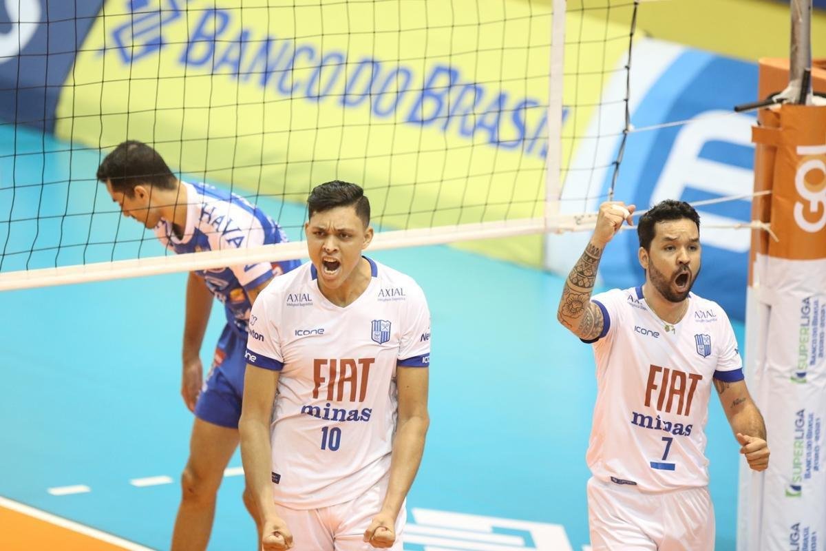 Taubat venceu o Minas por 3 a 2 no primeiro jogo da final da Superliga Masculina