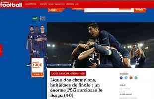 France Football: 'Um enorme PSG supera o Barcelona'