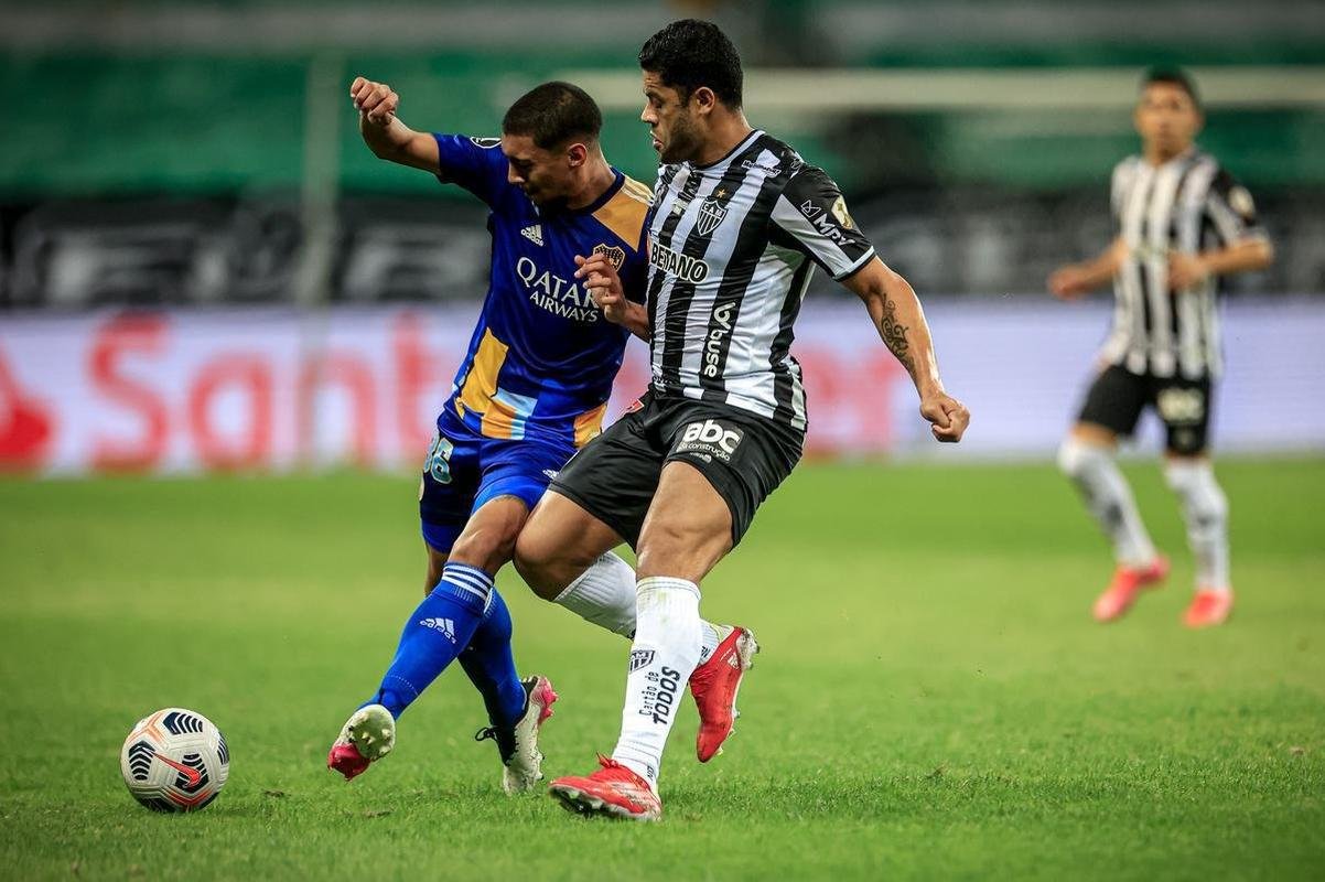 Fotos do jogo entre Atltico e Boca Juniors, no Mineiro, em Belo Horizonte, pela volta das oitavas de final da Copa Libertadores 2021