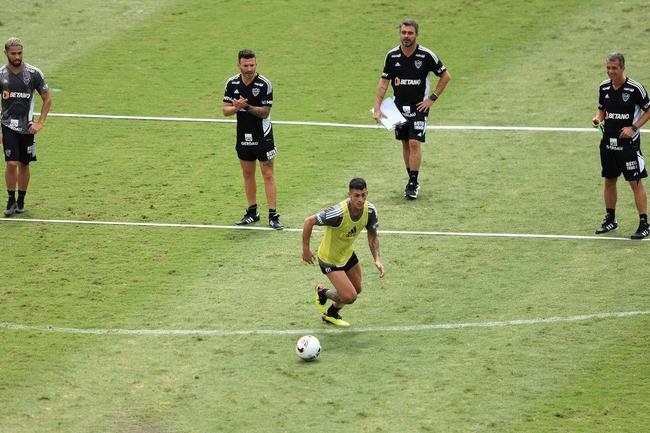 Fotos do ltimo treino do Atltico antes de pausa para festas de fim de ano