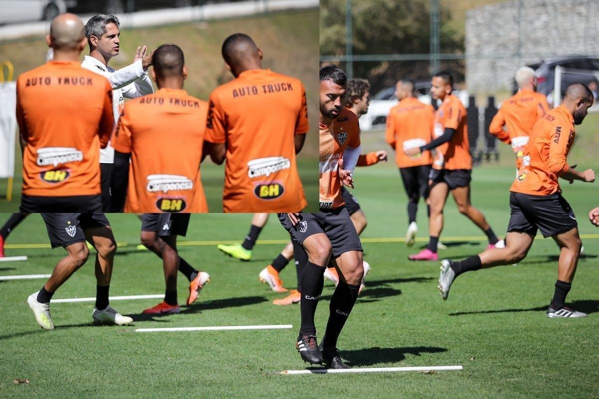 Atltico fez, nesta sexta, ltimo treino antes do duelo na Arena da Baixada