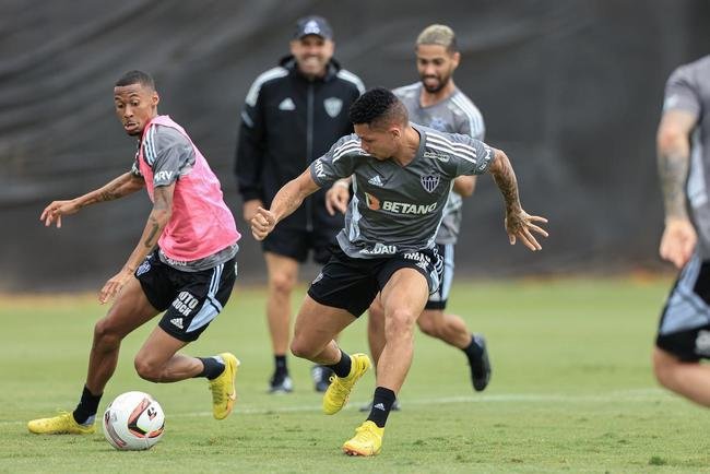 Fotos do ltimo treino do Atltico antes de pausa para festas de fim de ano