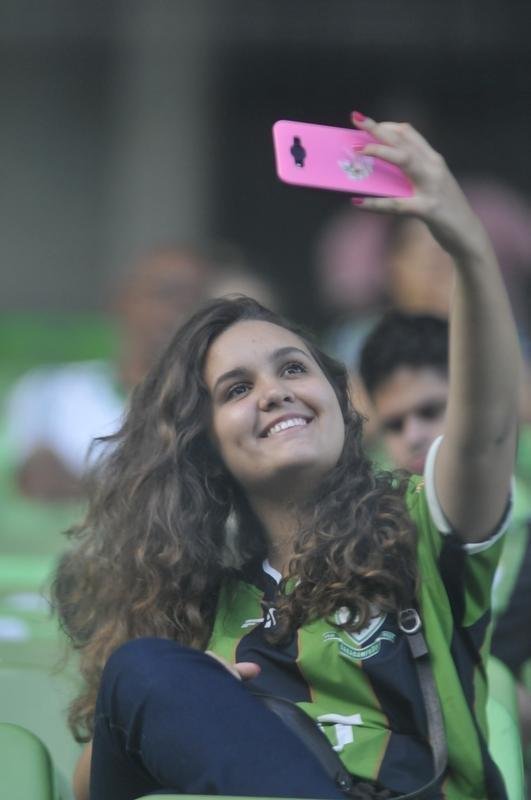 Torcida alviverde compareceu ao Independncia para a estreia do Coelho na temporada