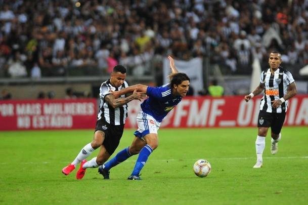 Imagens do clssico mineiro entre Atltico e Cruzeiro 