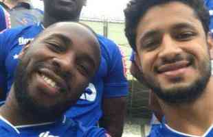 Jogadores do Cruzeiro fizeram a foto do ttulo da Copa do Brasil