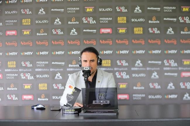 Atltico apresenta Rodrigo Caetano como novo diretor de futebol