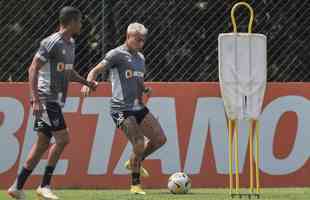 Na manh desta quarta-feira (14/9), o Atltico teve mais um dia de treino para o jogo contra o Ava, pela Srie A do Campeonato Brasileiro