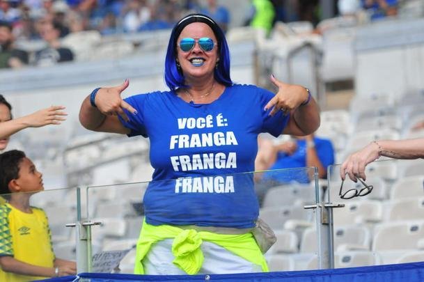 Fotos da torcida do Cruzeiro no clássico contra o Atlético, no Mineirão, pela 32ª rodada do Campeonato Brasileiro 2019