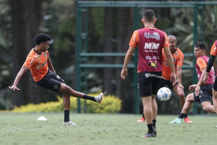 Treinamento do Atlético neste sábado, após o título brasileiro