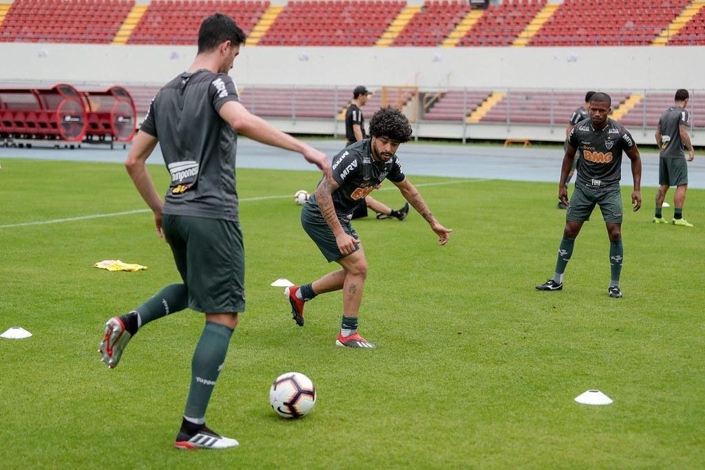 Veja imagens do treino do Atltico no Panam