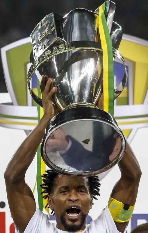 Imagens da comemorao do ttulo da Copa do Brasil pelos palmeirenses