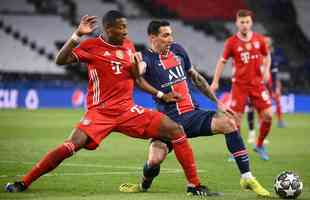 Fotos do duelo entre PSG e Bayern de Munique, em Paris, pela volta das quartas de final da Liga dos Campees da Europa.